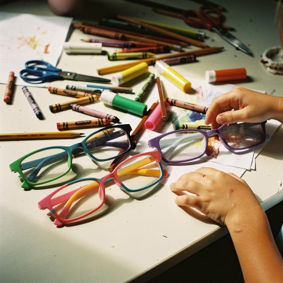 Colorful Kids' Glasses